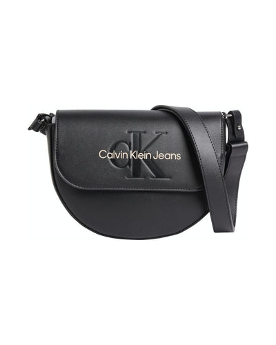 Calvin Klein - Sculped Saddle Bag in Black