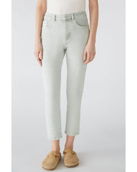 Oui - The Perfect Jeans in Pale Green