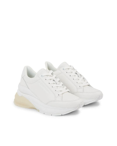 Calvin Klein - Wedge Runner Lace-Up Shoes in White