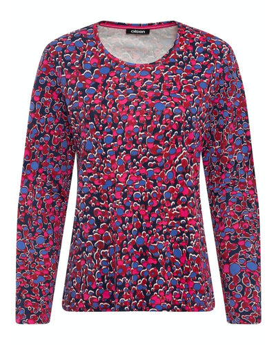 Olsen - Long Sleeve T-Shirt in Pink