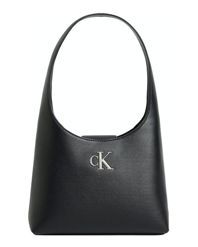 Calvin Klein - Minimal Monogram Shoulder Bag in Black