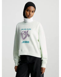 Calvin Klein - Hyper Real CK Sweatshirt in Green