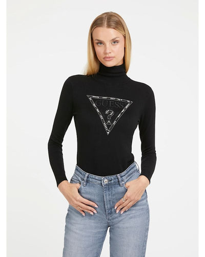 Guess Jeans - TN Gisele Logo Sweater in Black