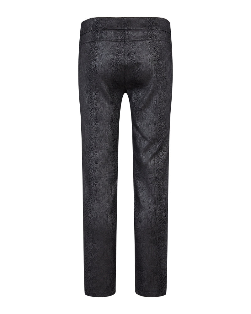 Robell - Bella Snake Print Full-Length Trousers