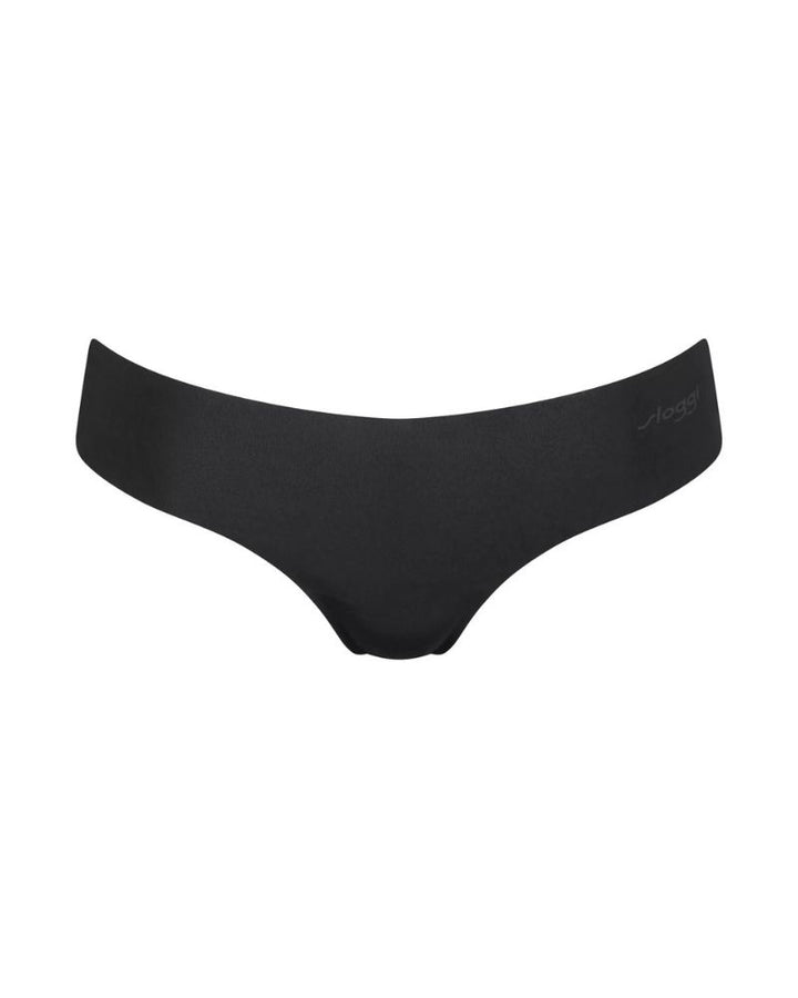 Sloggi - Zero Microfibre 2 Hipstring Brief in Black