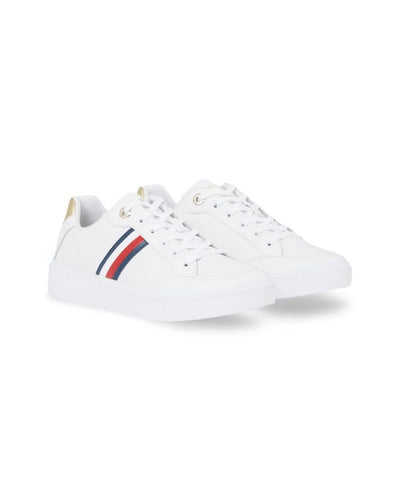 Tommy Hilfiger - Elevated Global Stripes Sneaker in White