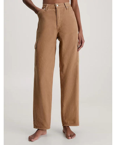 Calvin Klein - Straight Cargo Pants in Tan