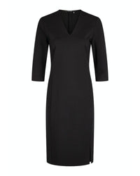 Marc Aurel - V-Neck Dress in Black