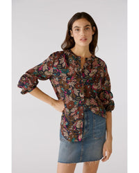 Oui - Blouse in Brown