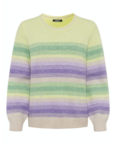 Olsen - Stripe Jumper in Lemon