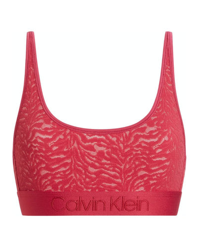 Calvin Klein - Unlined Bralette in Red