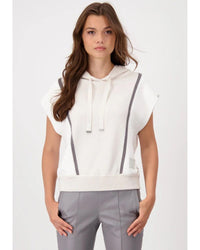 Monari - SS Jumper with Hood in Champagne