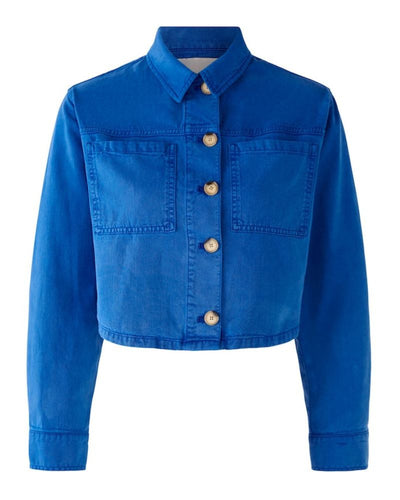 Oui - Short Jacket in Blue