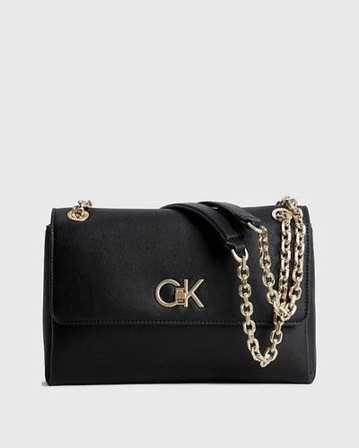 Calvin Klein - Re-Lock EW Convertable Crossbody Bag in Black