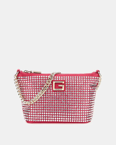 Guess Bags - Glided Glamour Mini TP Zip Bag in Magenta