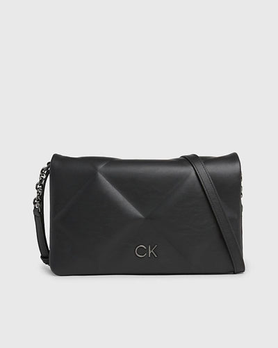 Calvin Klein - Re-Lock Quilt Shoulder Bag in Black