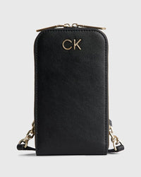 Calvin Klein - Re-Lock Phone Crossbody Bag in Black