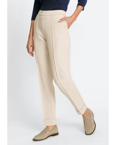 Olsen - Crop Trousers in Cream