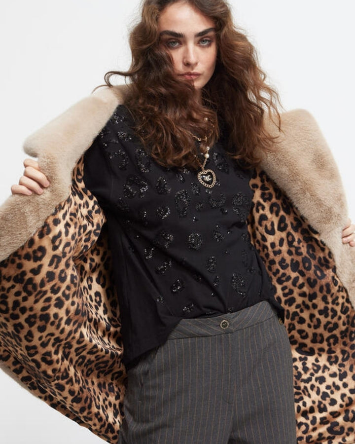 Lola Casademunt - Faux Fur Coat