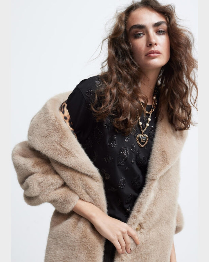 Lola Casademunt - Faux Fur Coat