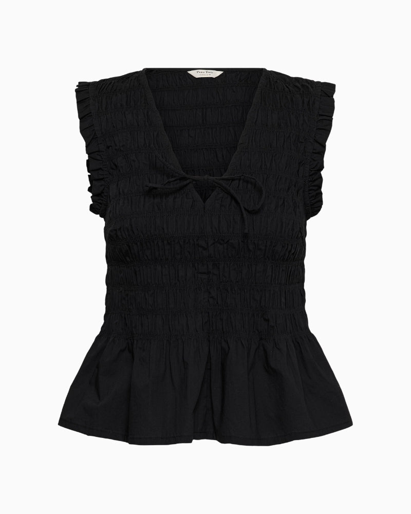 Part Two Borgny Top in Black front view