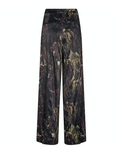 Mos Mosh - Marble Pant in Black - Rear View