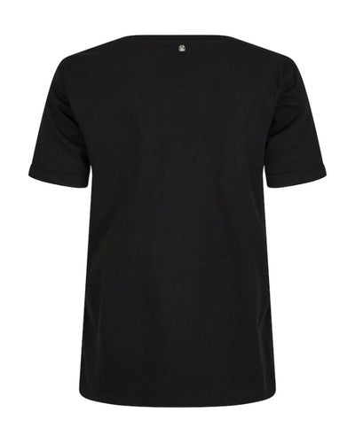 Marc Aurel - T-Shirt in Black - Rear View
