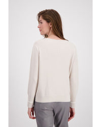 Monari - Jumper in Champagne - Rear View