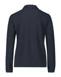 Betty Barclay - Cowl Neck Top in Navy - Rear View