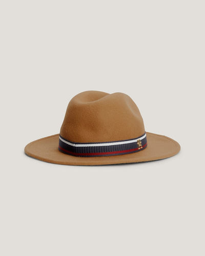 Tommy Hilfiger - Feminine Fedora in Khaki - Side View