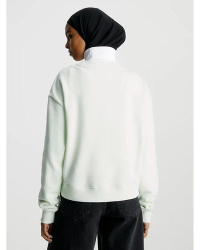 Calvin Klein - Hyper Real CK Sweatshirt in Green - Rear View