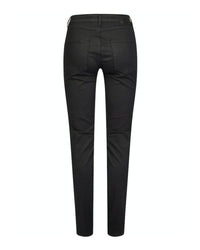 Marc Aurel - Wax Jeans in Black - Rear View