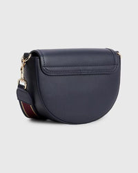 Tommy Hilfiger - City Summer Saddle Bag in Navy - Rear View