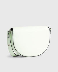 Calvin Klein - Sculpted Saddle Bag in Mint - Rear View