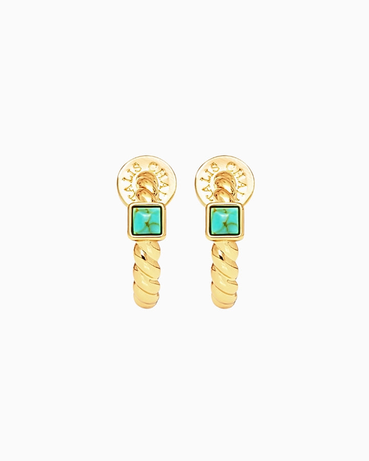Talis Chains - Everyday Twist Hoop Earrings