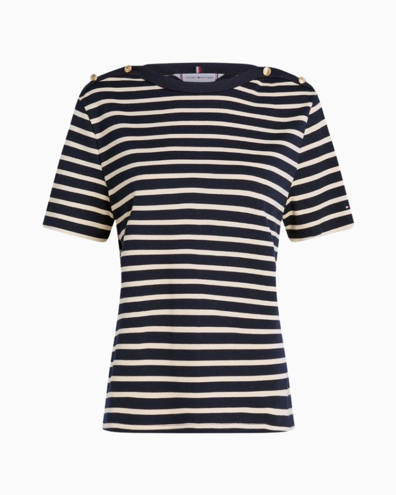 Tommy Hilfiger -  Regular Stripe Top