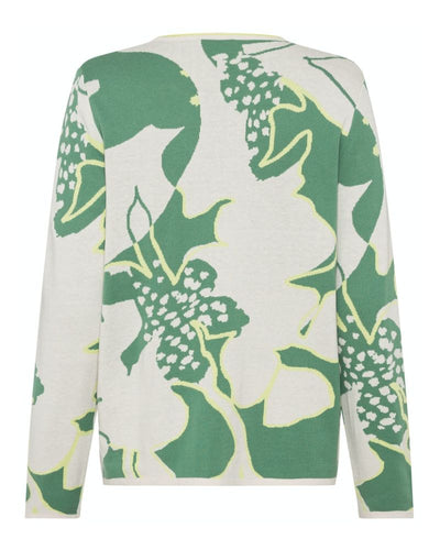 Olsen - Jumper in Green - Rear View
