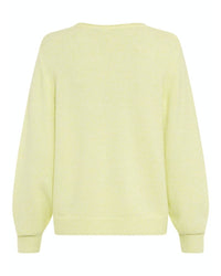 Olsen - Jumper in Lemon - Rear View
