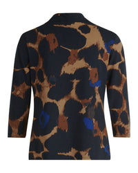 Betty Barclay - V-Neck Top in Navy - Rear View