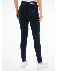 Tommy Jeans - Sylvia High Rise Jeans in Dark Denim - Rear View