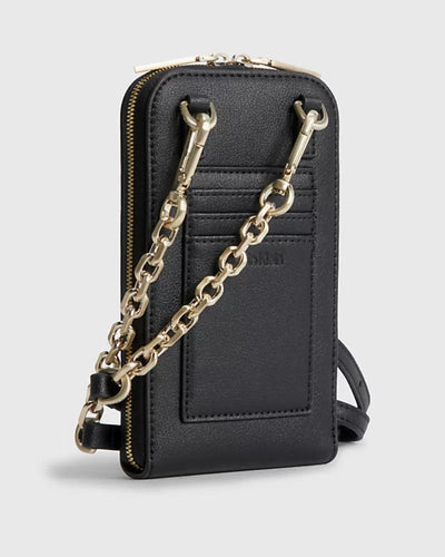 Calvin Klein - Re-Lock Phone Crossbody Bag in Black - Rear View