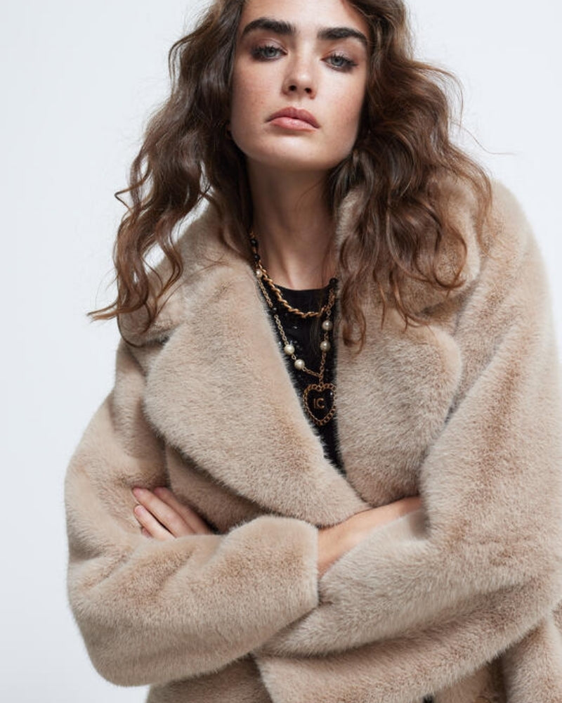 Lola Casademunt - Faux Fur Coat