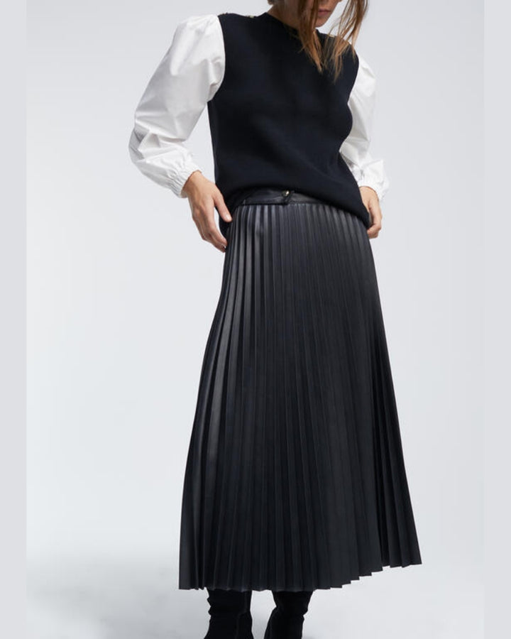 Lola Casademunt - Pleated Midi Skirt