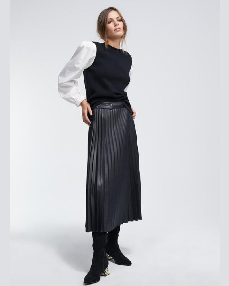 Lola Casademunt - Pleated Midi Skirt