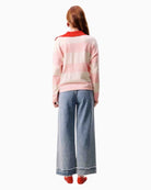 FRNCH Hydralis Rose Sweater back view