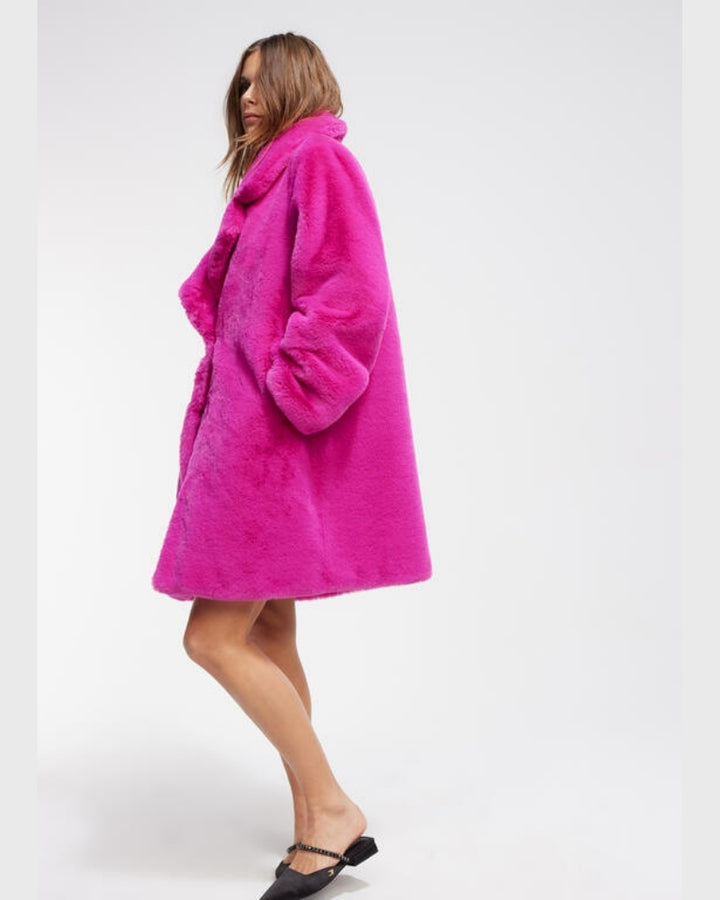 Lola Casademunt - Faux Fur Coat