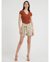 Guess Jeans - Janna Short in Beige - Front View