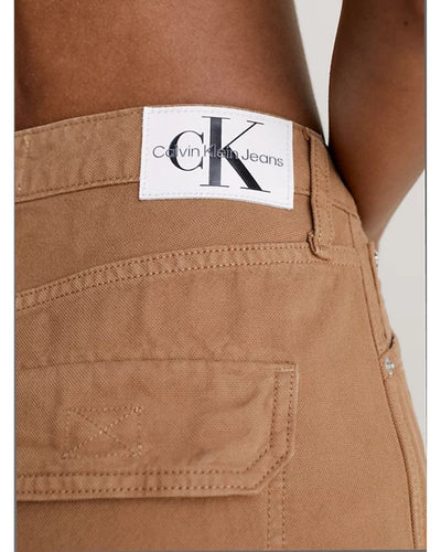 Calvin Klein - Straight Cargo Pants in Tan - Close View