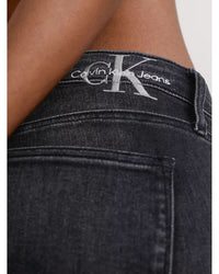Calvin Klein - High Rise Super Skinny Ankle Jeans in Denim - Close View