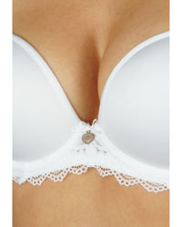 Mey - Push-Up Bra in White - Close View